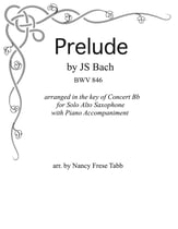 Bach Prelude in C (BWV 846) P.O.D. cover